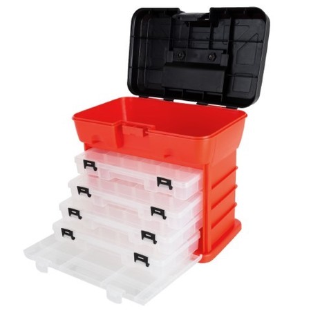 FLEMING SUPPLY Fleming Supply 4-Tray Parts and Tackle Toolbox 312287CAD